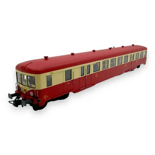 [R37.HO41261] Remorque renforcée d'autorail ZRABDX 17207 - R37 HO41261 - HO 1/87 - SNCF - IV - Analogique - 2R
