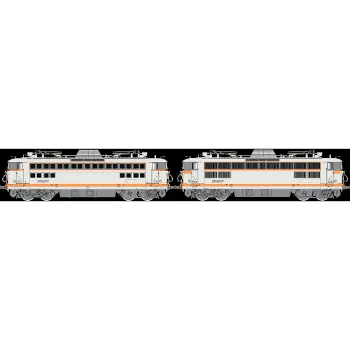 [R37.HO41080] Couplage de Locomotives Électriques BB 408760 + BB 408784 - R37 HO 41080 - HO 1/87 - SNCF - EP V - Analogique - DC