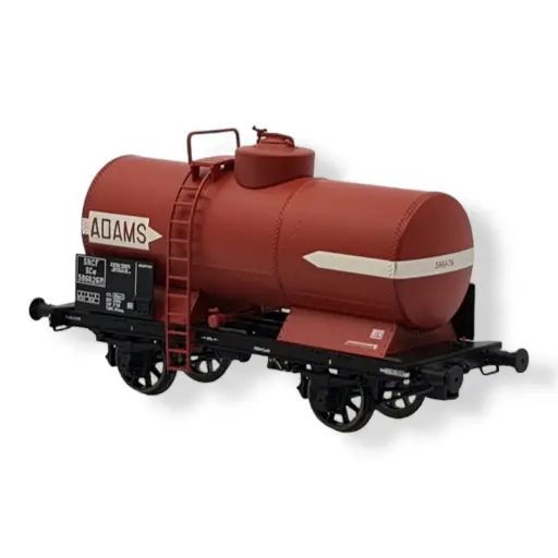 [REWB708] Wagon citerne OCEM 19 de la SNCF, livrée ADAMS - REE MODELES WB-708 - HO 1/87e