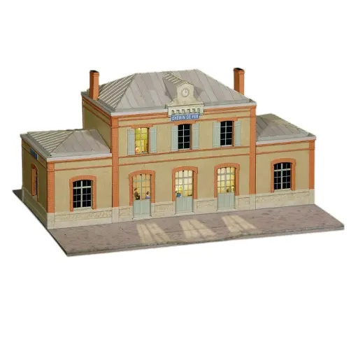 [REGAR201] Bâtiment voyageurs OUEST avec ailes (Dozulé-Putôt) - Régions et Compagnies GAR201 - HO 1/87