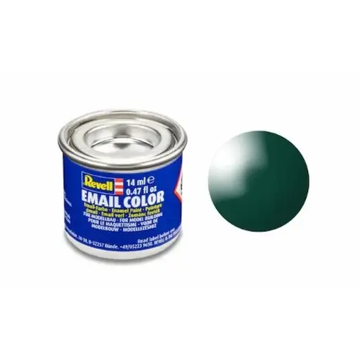 [RERV32162] Peinture Émaillée Vert Mousse Brillant RAL 6005, 14ml - Revell 32162
