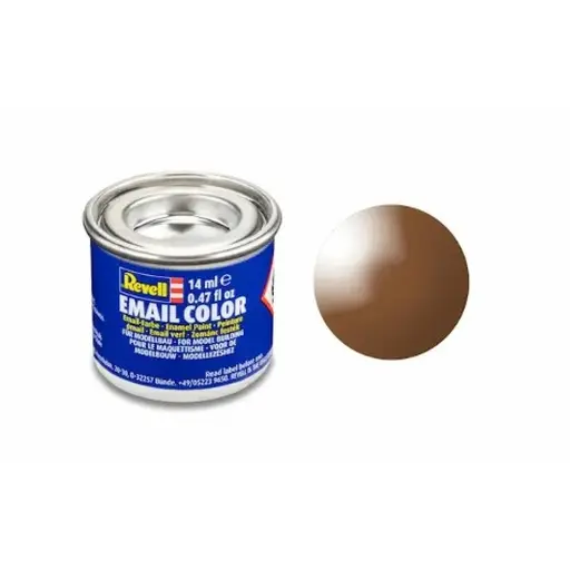 [RERV32180] Peinture Émail Revell Brun Argile Brillant RAL 8003, 14ml - REVELLE 32180