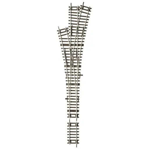 [RO42454] Aiguillage Triple DWW15 - R 873,5 mm 15° - ROCO 42454 - HO 1/87 - Code 83