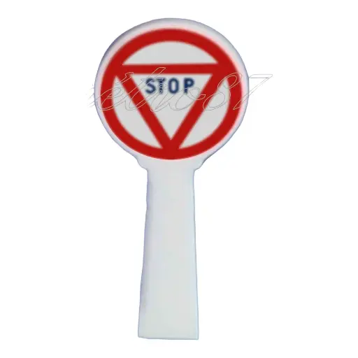 [SA8384] Panneau d'interdiction : stop Michelin - SAI 8384 - HO 1/87 - 1952
