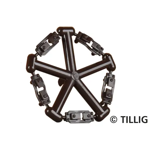 [TI85530] Kit de petites attaches "K" - Tillig Bahn 85530 - HO 1/87