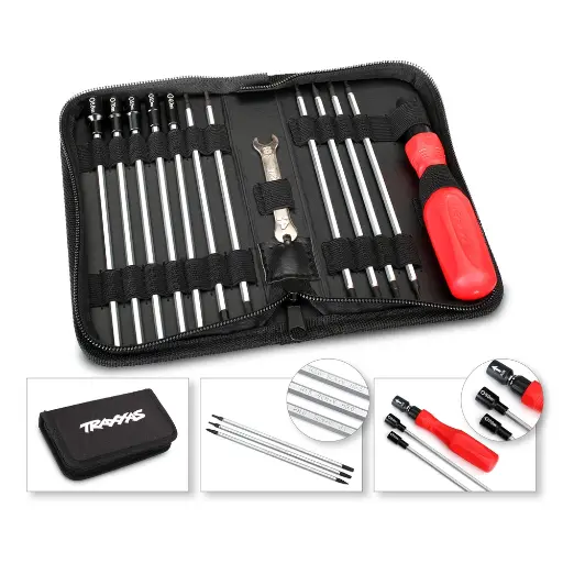 [TR3415] Set d'outils avec housse - Traxxas 3415