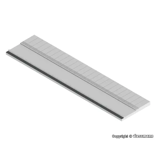 [VO48254] Trottoir avec bordure pour bande latérale de Stone Art - Vollmer 48254 - HO 1/87